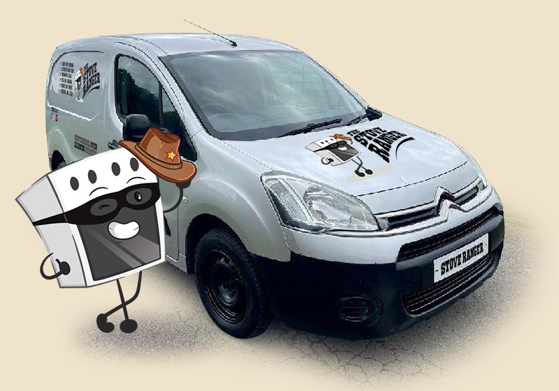 The Stove Ranger and his trusty van